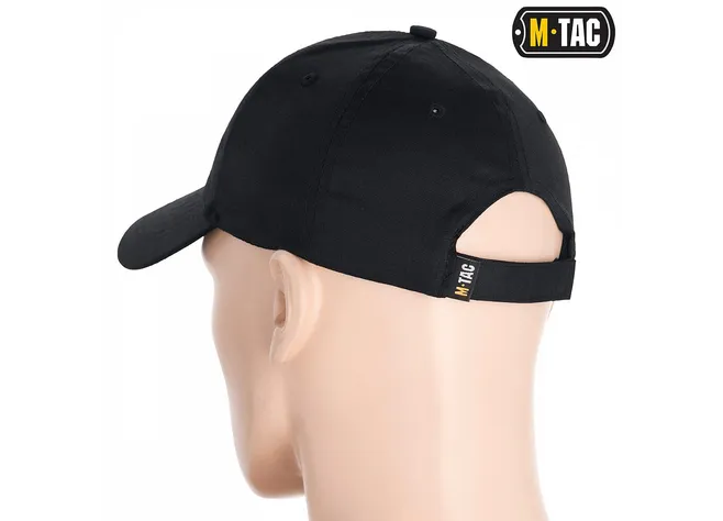 Бейсболка M-Tac Flex ріп-стоп Black Фото 3